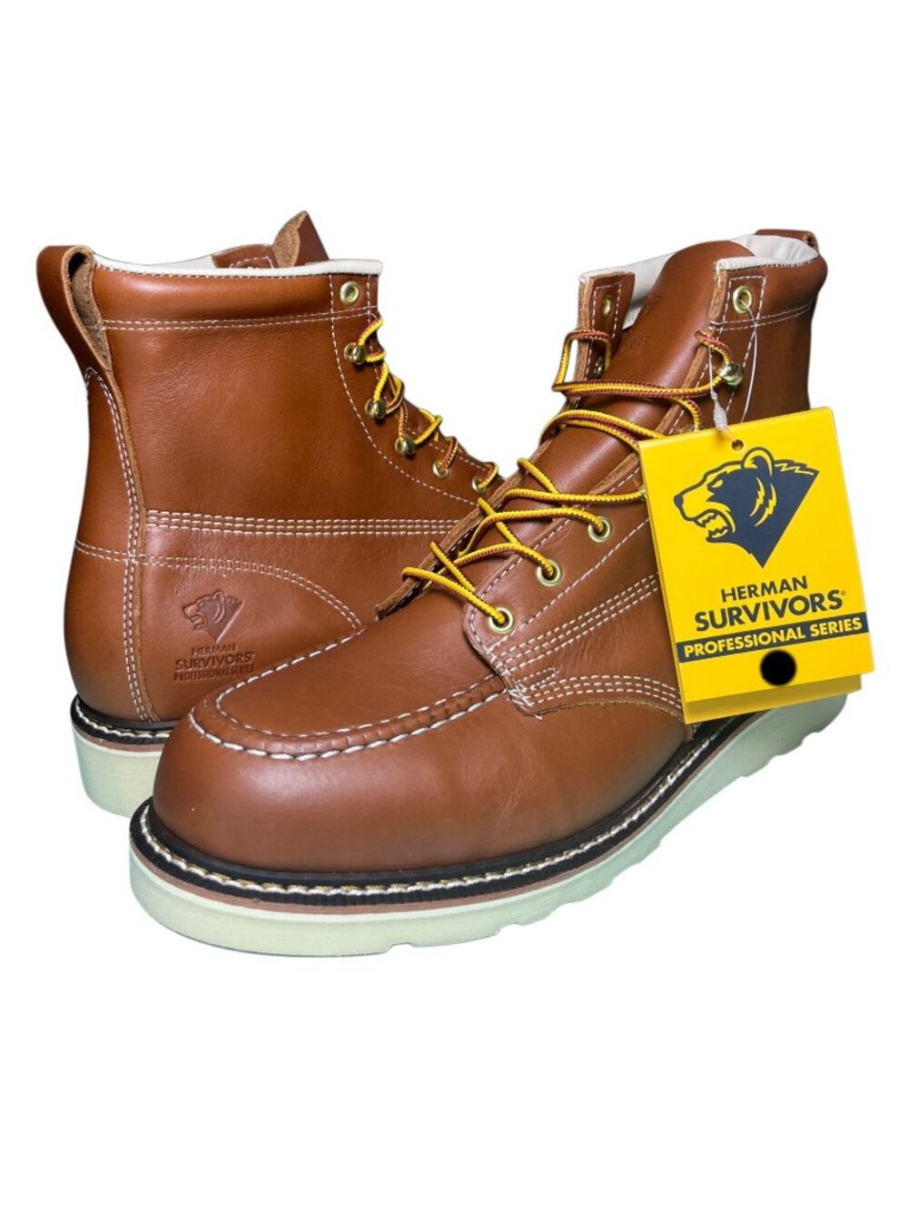 Herman Survivors Work Boots Men's 12M Leather Backhaul Electrical Protection